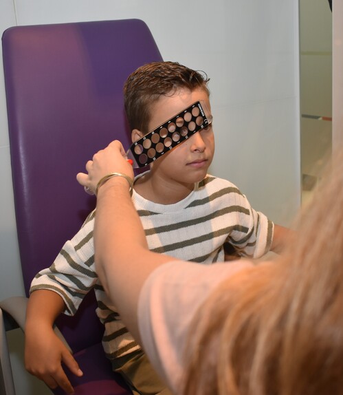 Revisión visual para niños